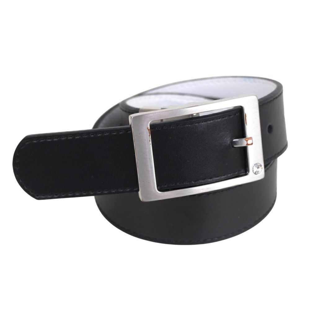 Nike BLACK WHITE GENUINE LEATHER 1 1/4"Wd CASUAL DRESS REVERSIBLE BELT Sz XS (X7